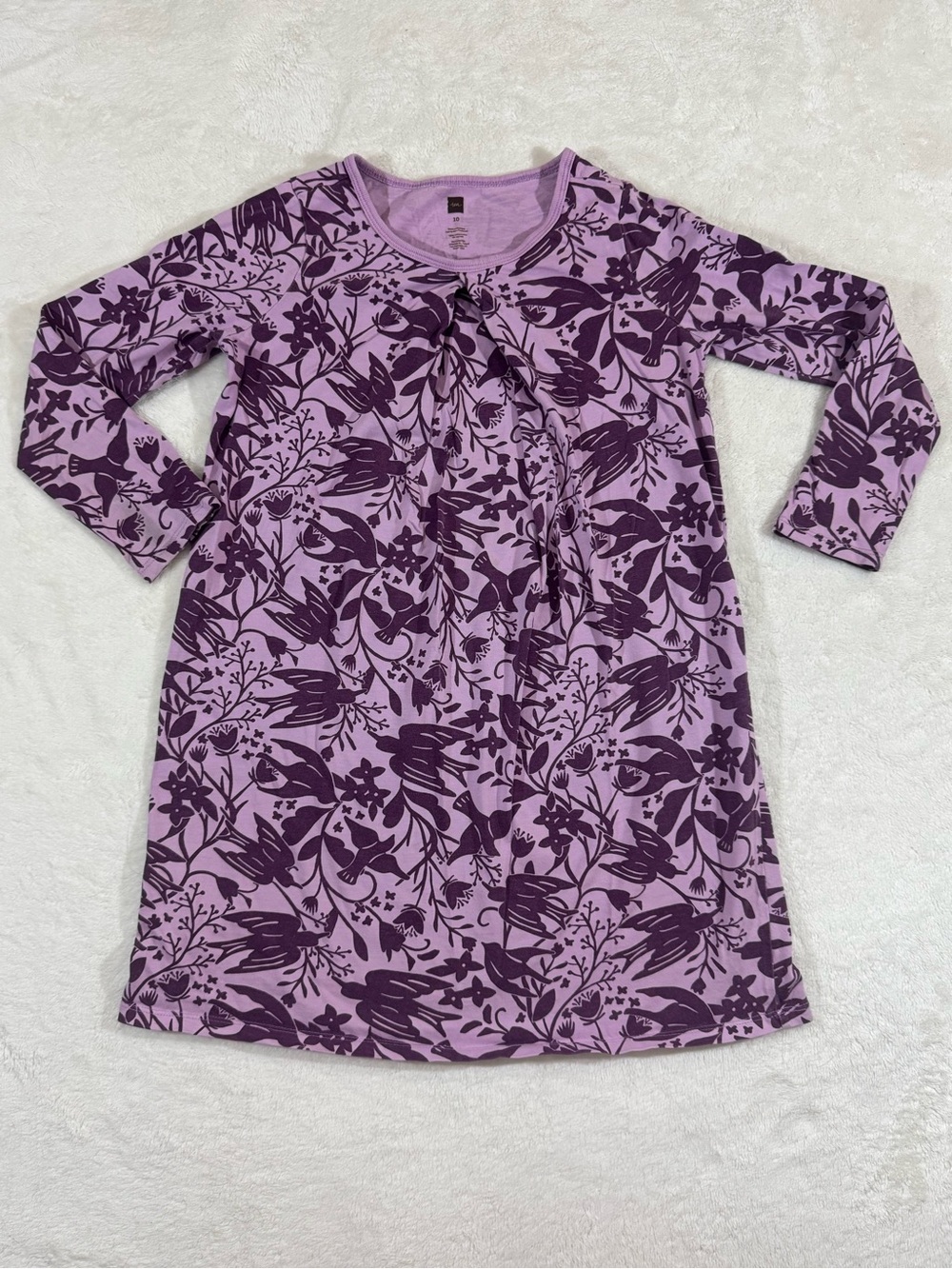 🌸 Tea Collection “Free As a Bird” Pleated Dress — Girls Size 10